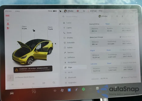 2020 Tesla Model Y из США, поврежденный, VIN 5YJYGDEE3LF017780